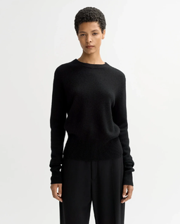 Czarny kaszmirowy sweter - Image #0