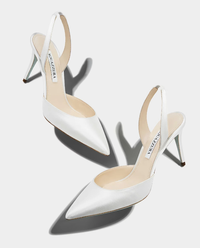 Satynowe szpilki So Nude 85 - Image #5