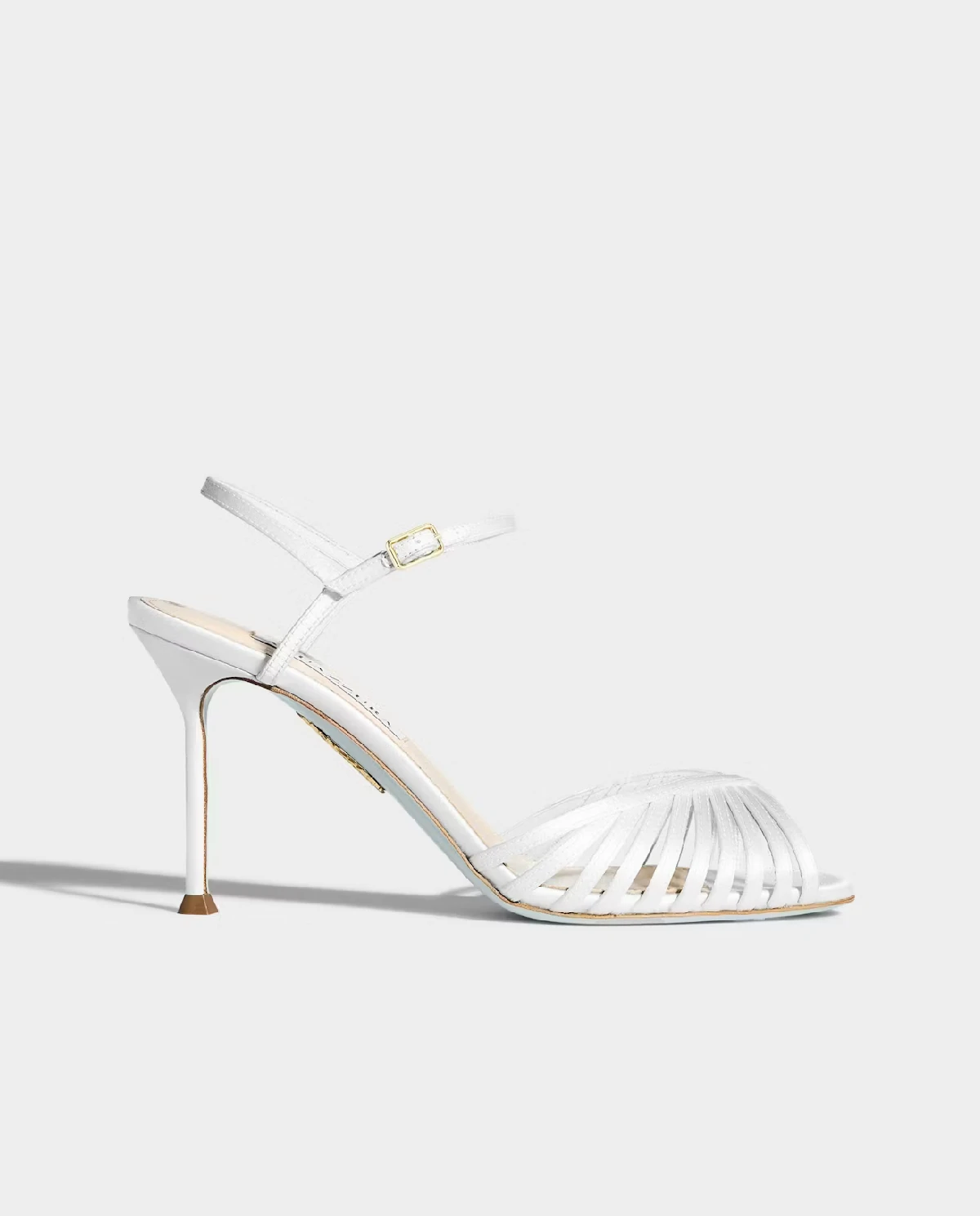 Białe sandały na szpilce Hold Me 85 - Image #0