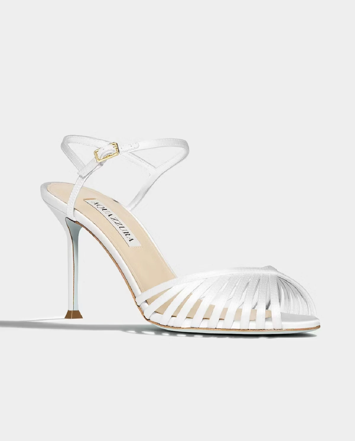 Białe sandały na szpilce Hold Me 85 - Image #2