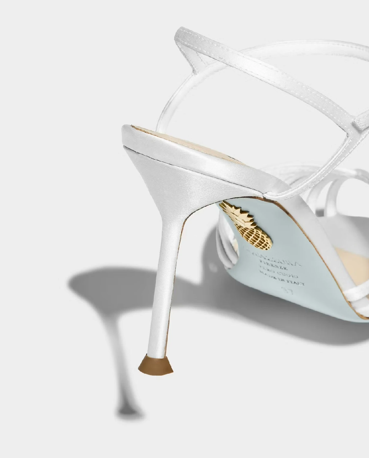 Białe sandały na szpilce Hold Me 85 - Image #4