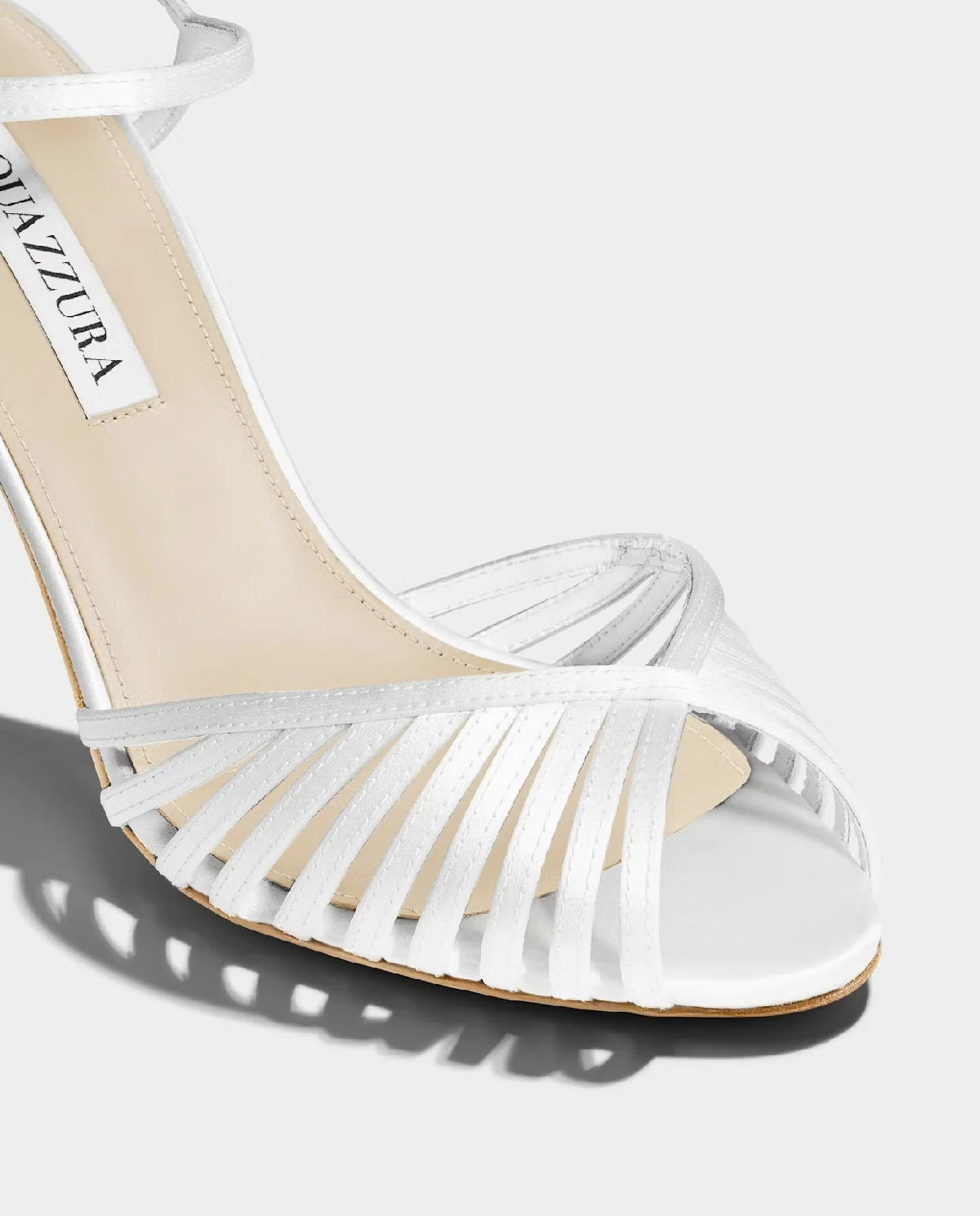 Białe sandały na szpilce Hold Me 85 - Image #5