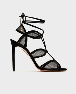 Czarne sandały na szpilce Fatal Attraction 105 - Image #0