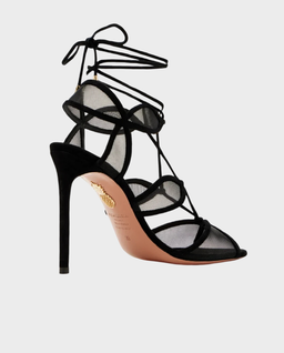 Czarne sandały na szpilce Fatal Attraction 105 - Image #2