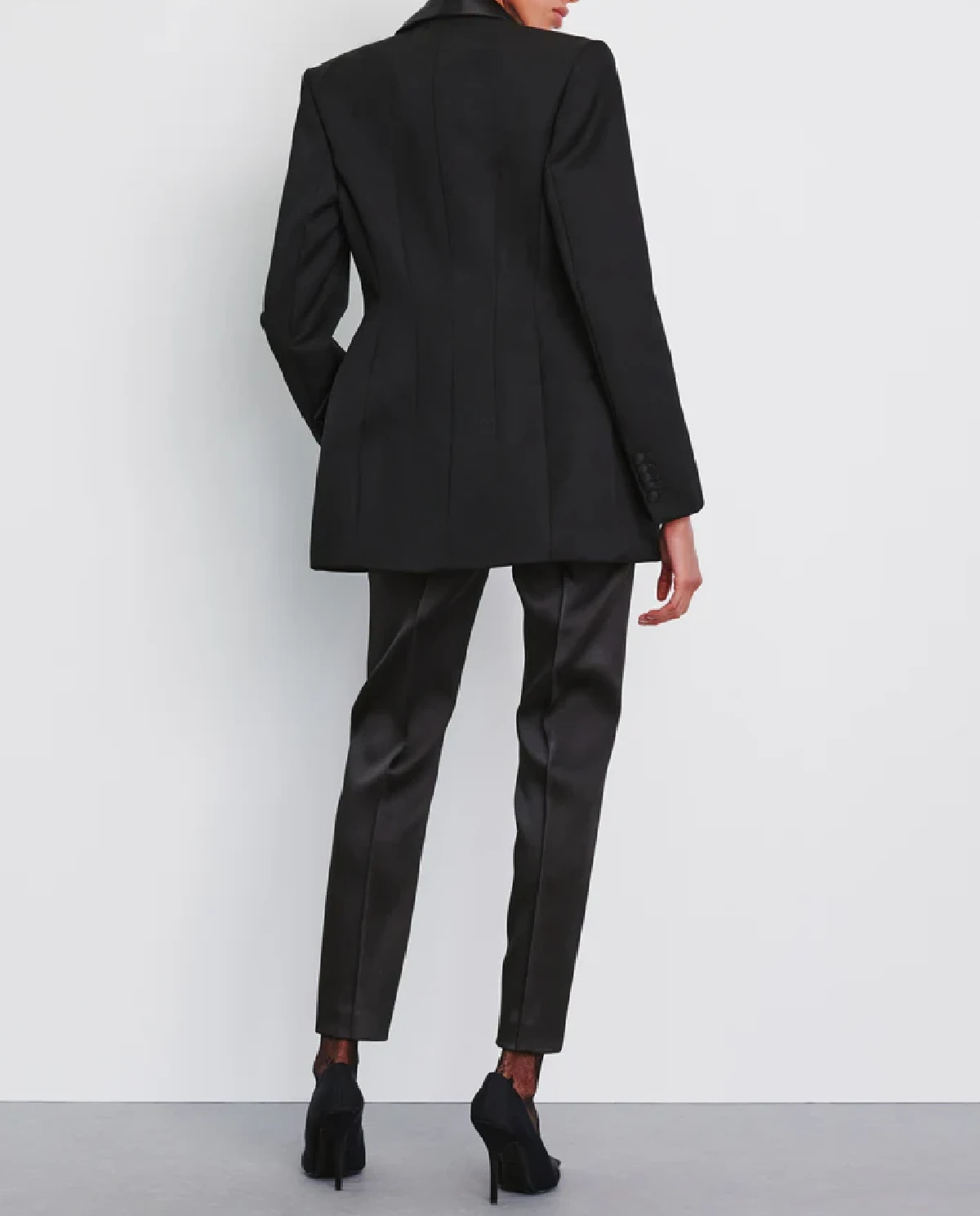 Czarna marynarka typu smoking - Image #3