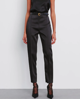 Czarne spodnie w kant - Image #0