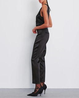 Czarne spodnie w kant - Image #2