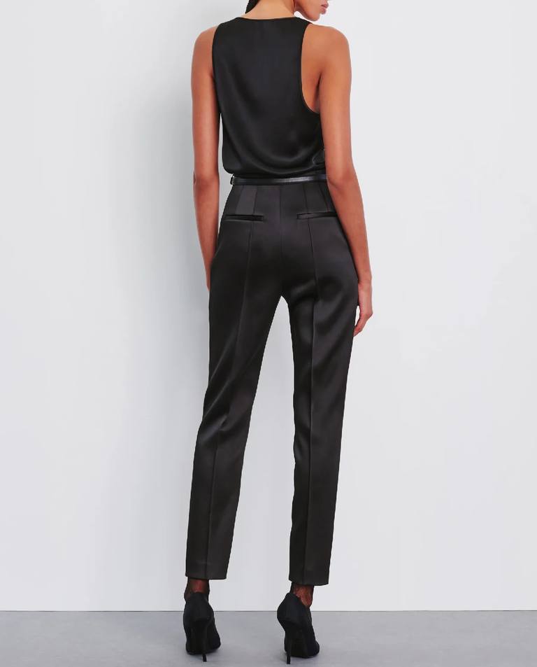 Czarne spodnie w kant - Image #3