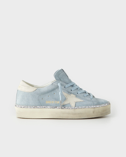 Błękitne zamszowe sneakresy Hi Star - Image #0