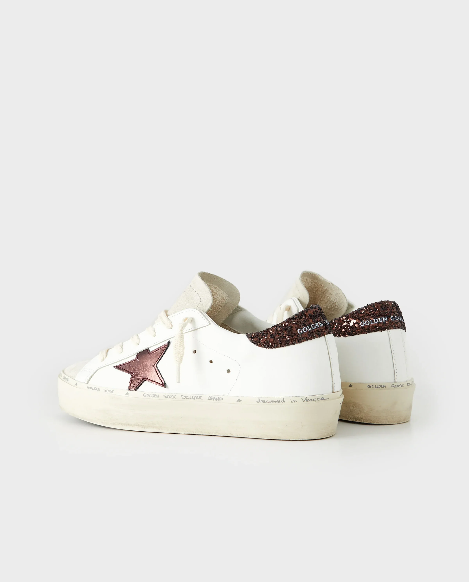 Białe skórzane sneakresy Hi Star - Image #2