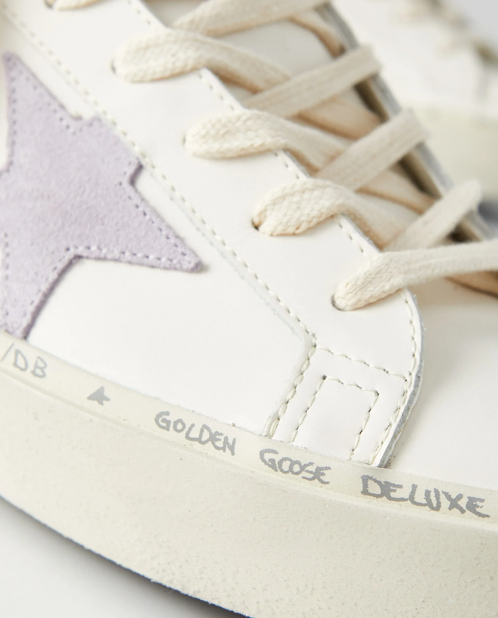 Białe skórzane sneakresy Hi Star - Image #3