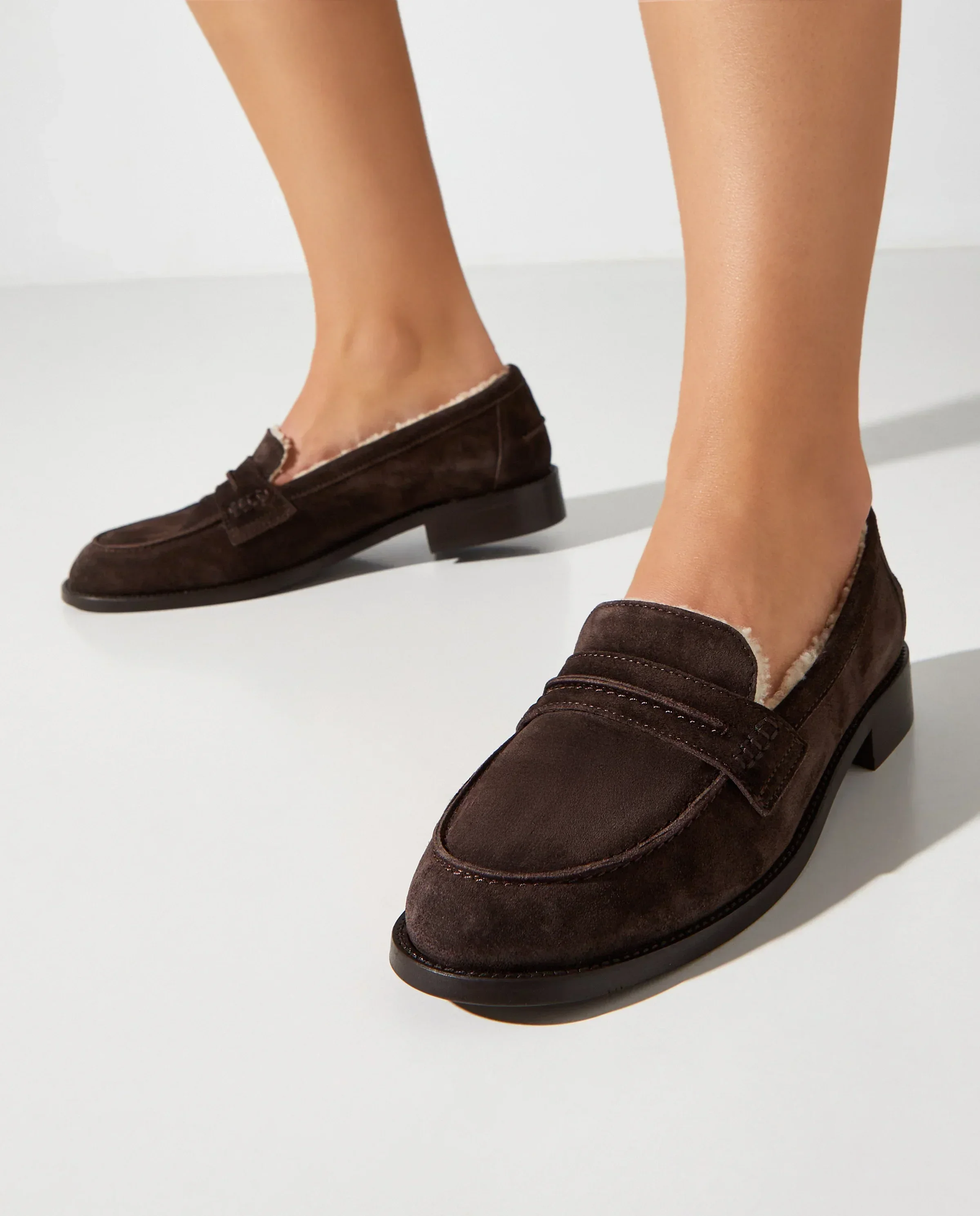 Ciemnobrązowe loafersy Dylan - Image #1