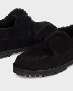 Czarne zamszowe mokasyny Yacht - Image #4