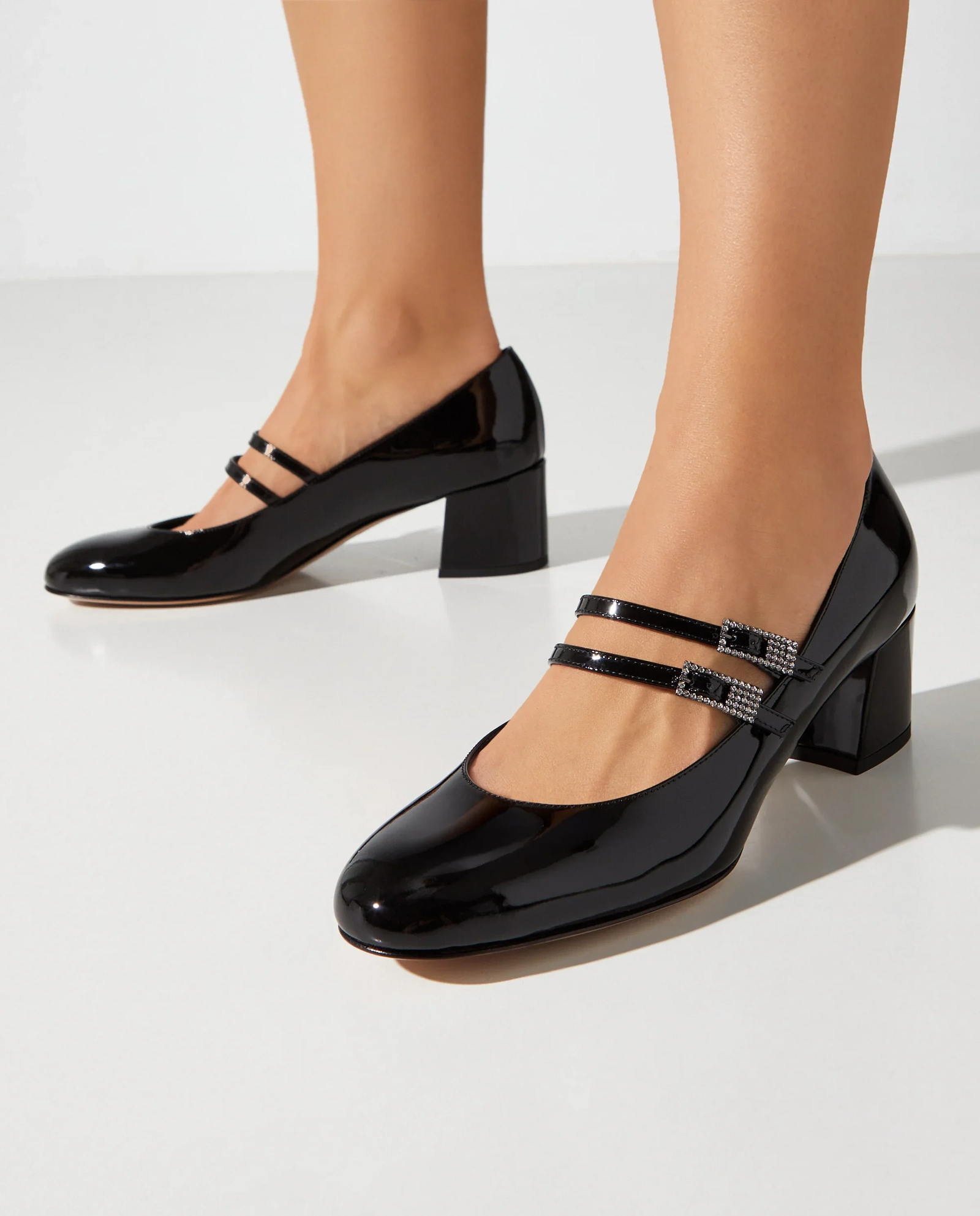 Czarne czółenka Mary Jane Danielle 50 - Image #0