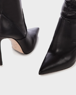 Czarne kozaki na szpilce Eva 120 - Image #4