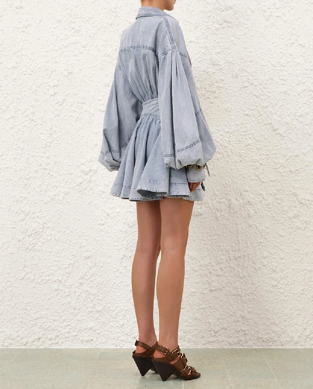 Jeansowa mini sukienka Rebellion - Image #2