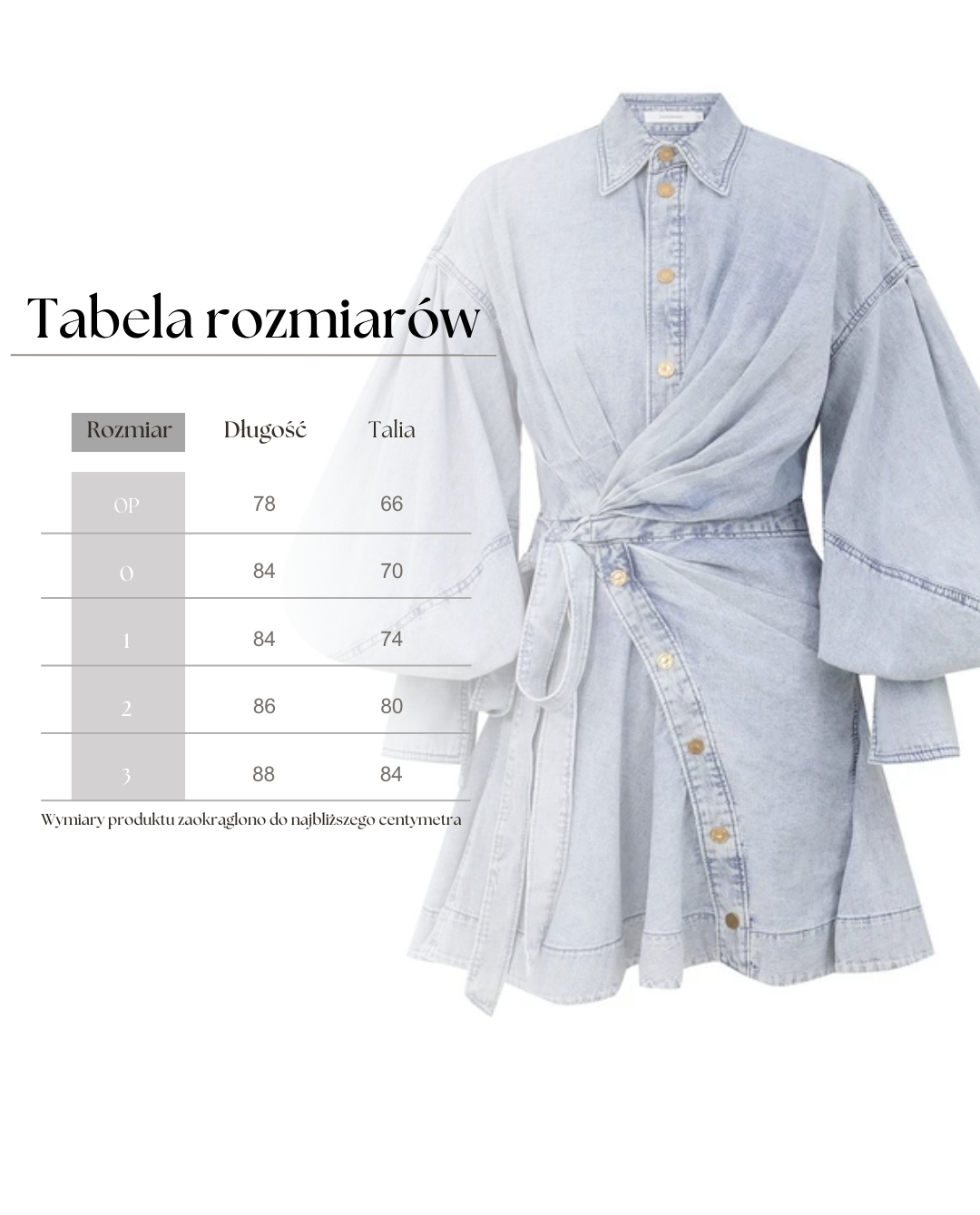 Jeansowa mini sukienka Rebellion - Image #6