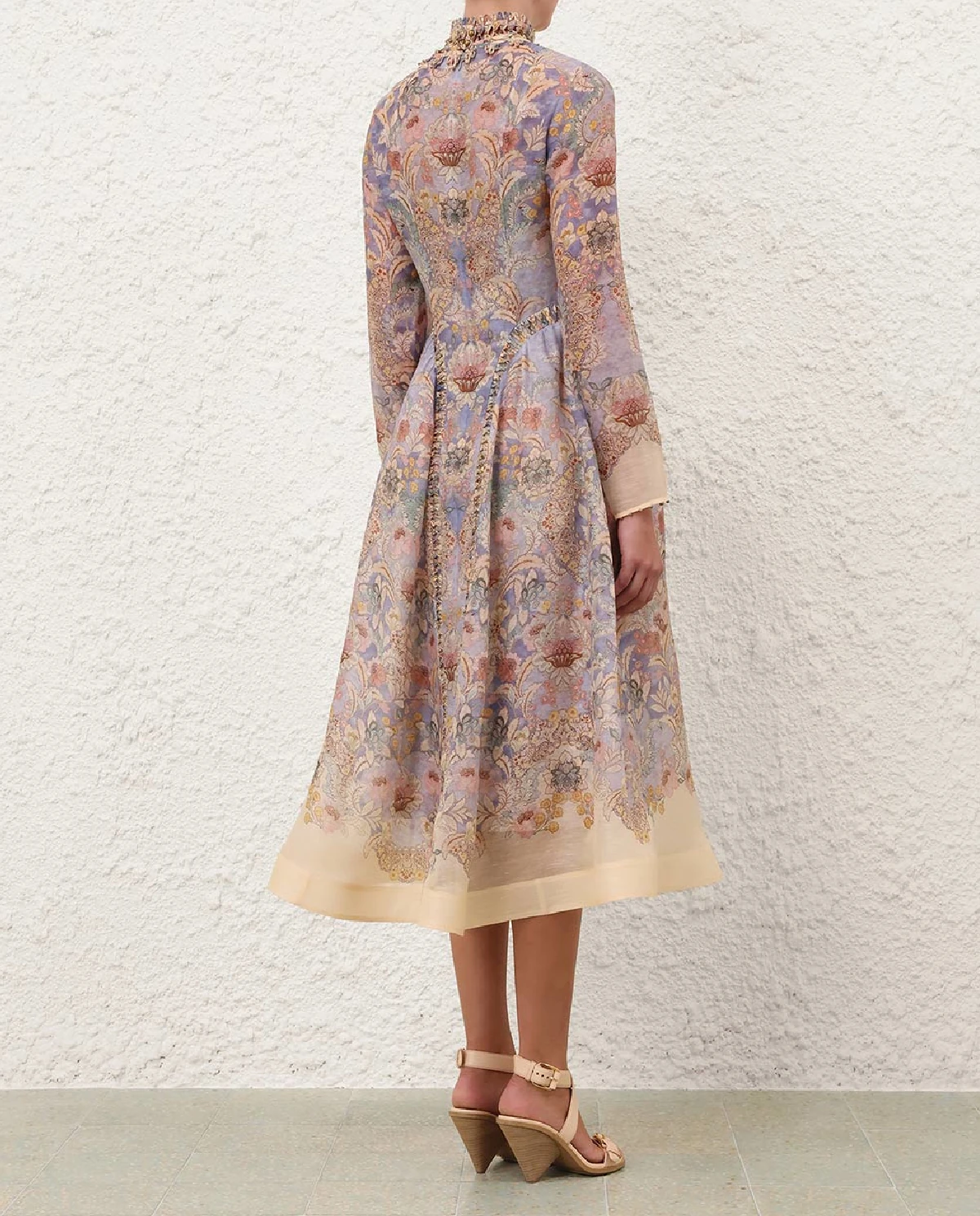 Sukienka w kwiaty Rebellion midi - Image #3