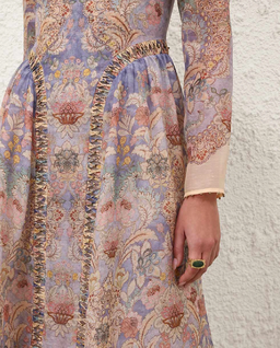 Sukienka w kwiaty Rebellion midi - Image #4