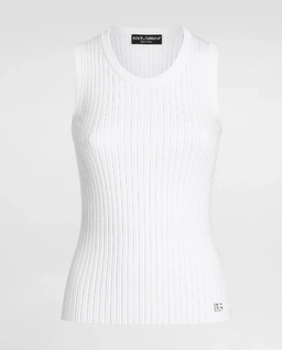 Biały tank top - Image #1