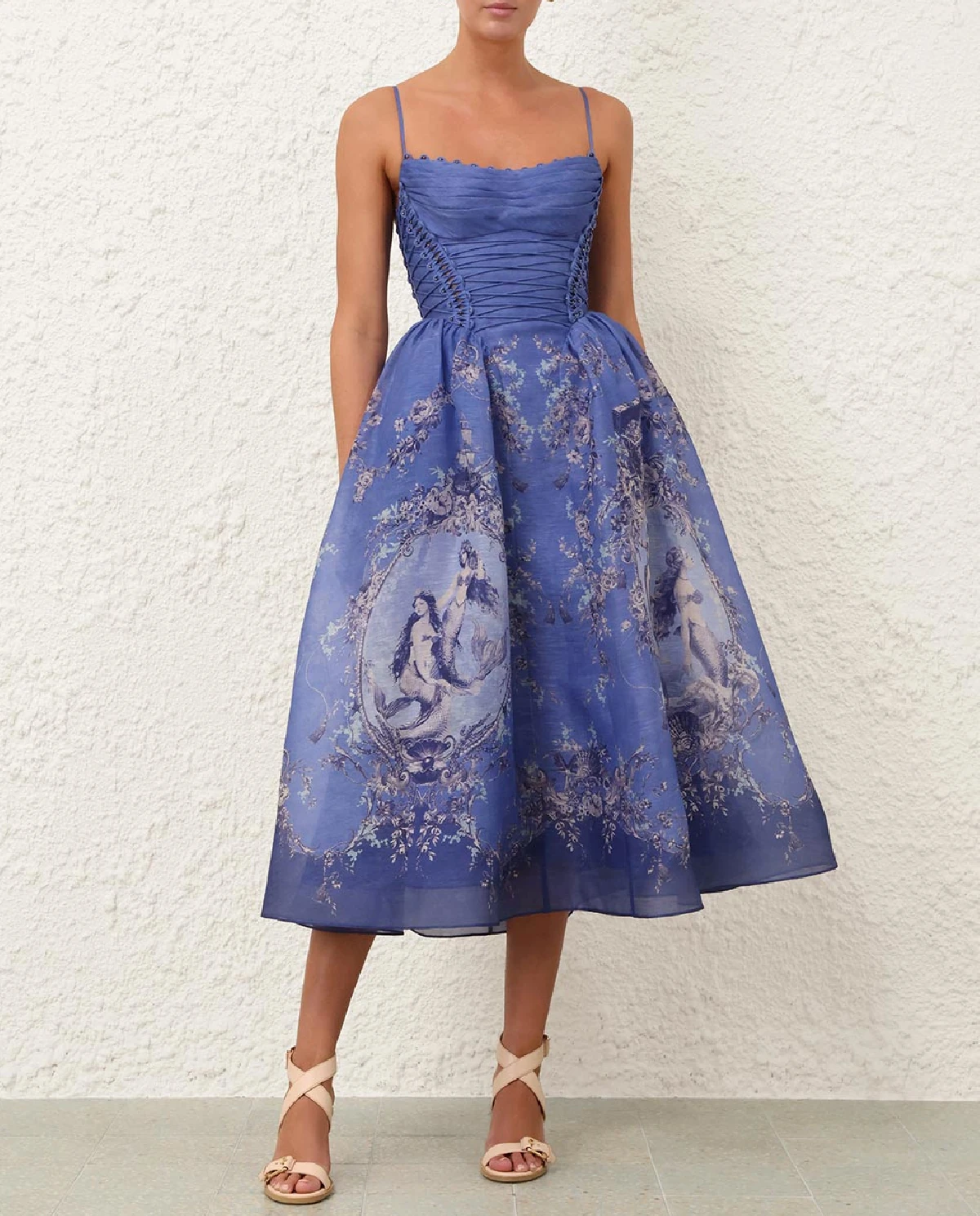 Niebieska sukienka z gorsetem Rebellion - Image #0