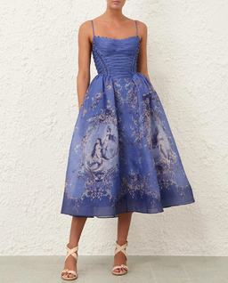 Niebieska sukienka z gorsetem Rebellion - Image #0