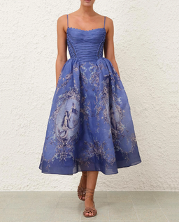 Niebieska sukienka z gorsetem Rebellion - Image #2