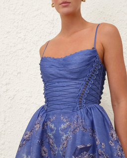 Niebieska sukienka z gorsetem Rebellion - Image #4