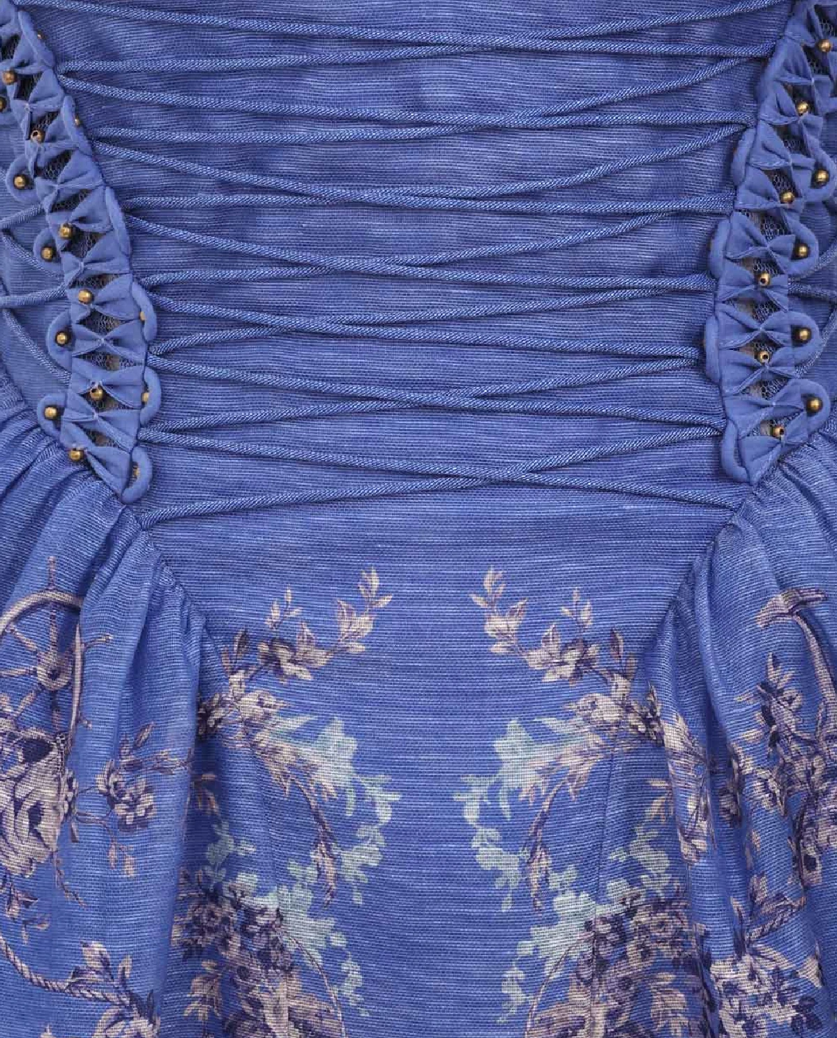 Niebieska sukienka z gorsetem Rebellion - Image #5