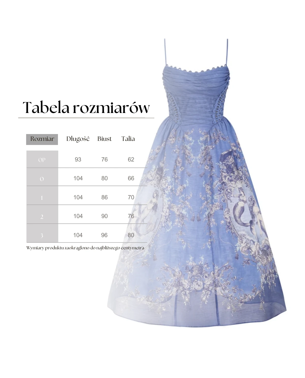 Niebieska sukienka z gorsetem Rebellion - Image #6