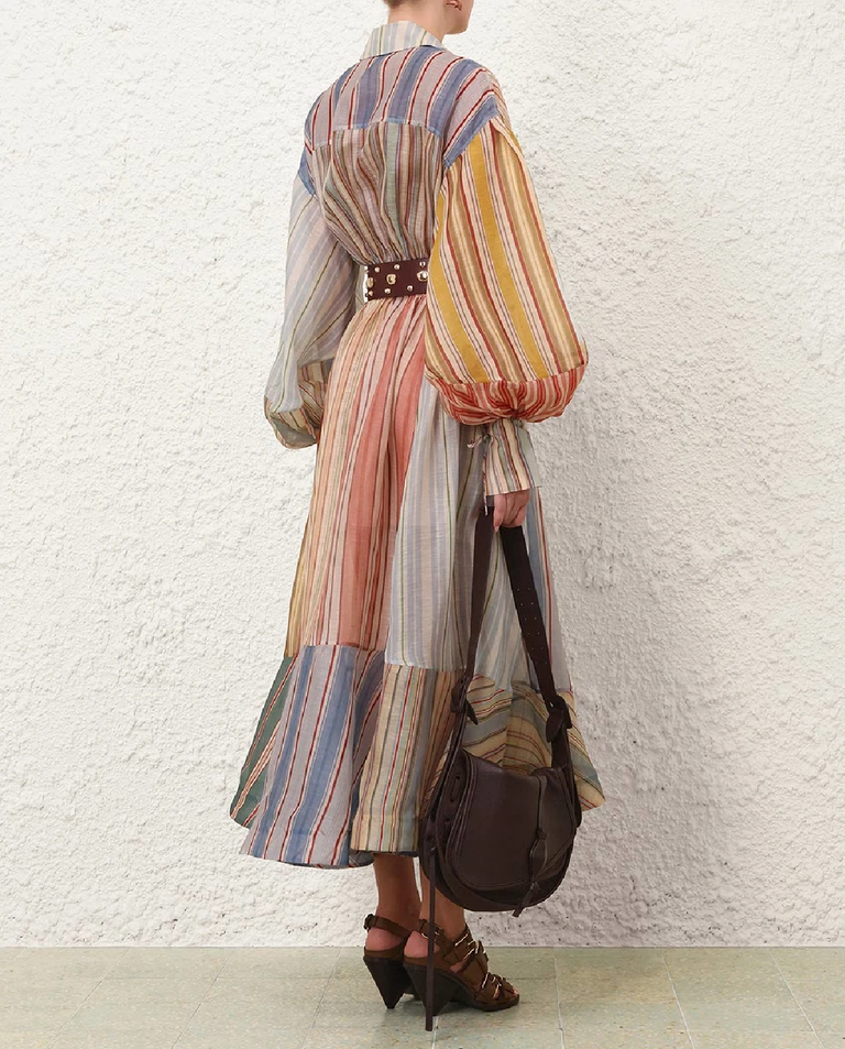 Sukienka w paski Rebellion midi - Image #3