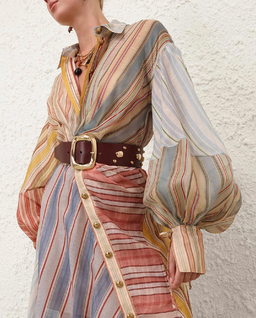 Sukienka w paski Rebellion midi - Image #4