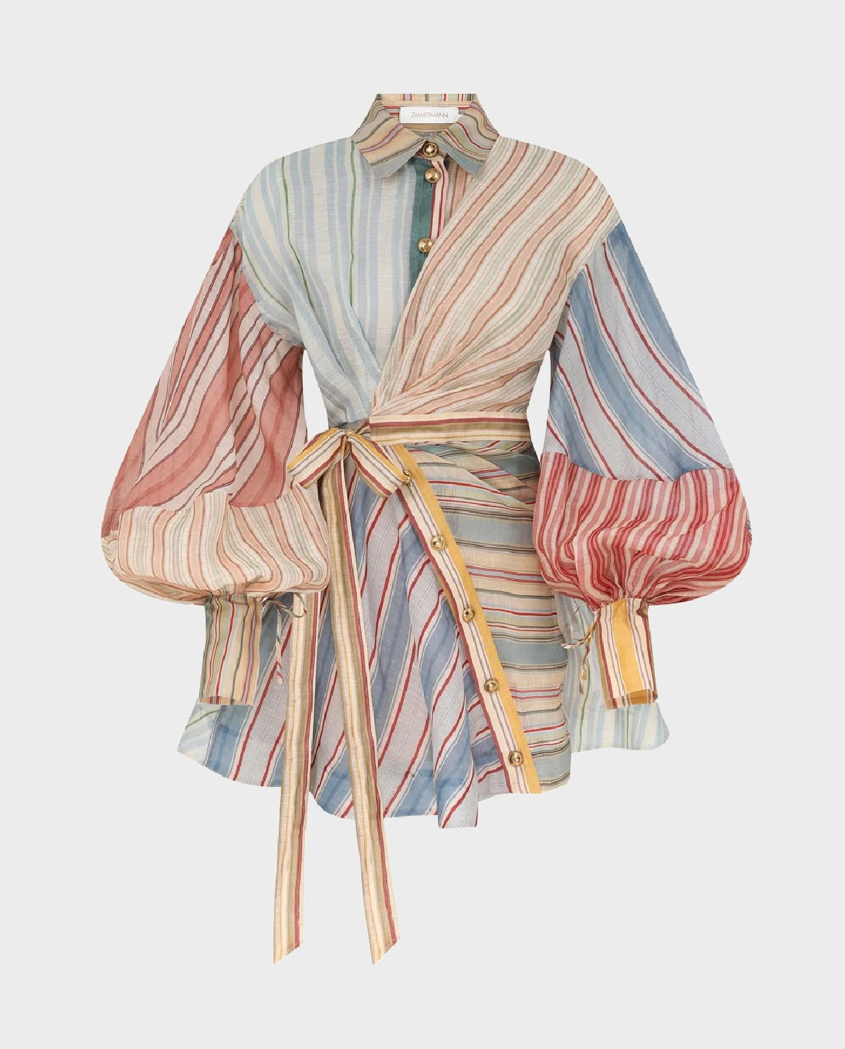 Sukienka w paski Rebellion mini - Image #1