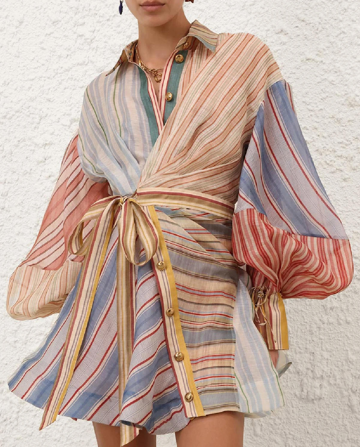 Sukienka w paski Rebellion mini - Image #4