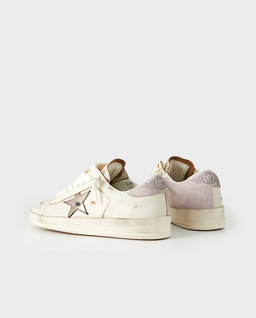 Białe sneakersy Stardan ze srebrną gwiazdą - Image #2