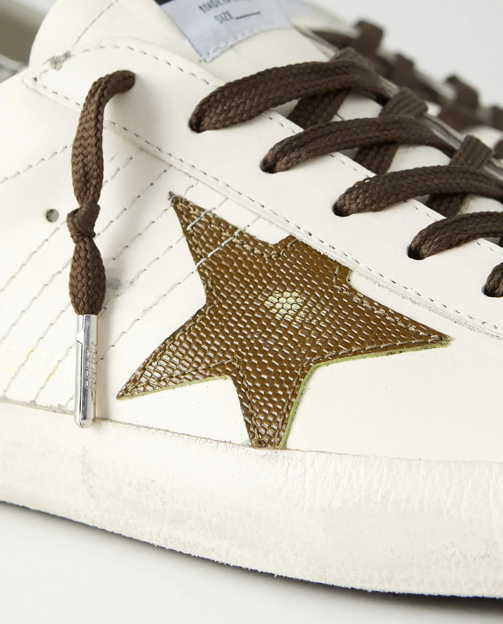 Skórzane sneakersy Super Star - Image #4