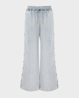 Jasnoniebieskie jeansy Rebellion Snap - Image #1