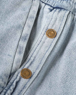 Jasnoniebieskie jeansy Rebellion Snap - Image #5