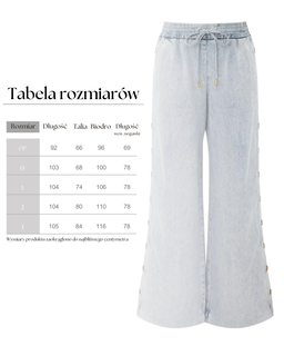 Jasnoniebieskie jeansy Rebellion Snap - Image #6