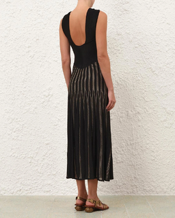 Czarna sukienka midi Rebellion - Image #3