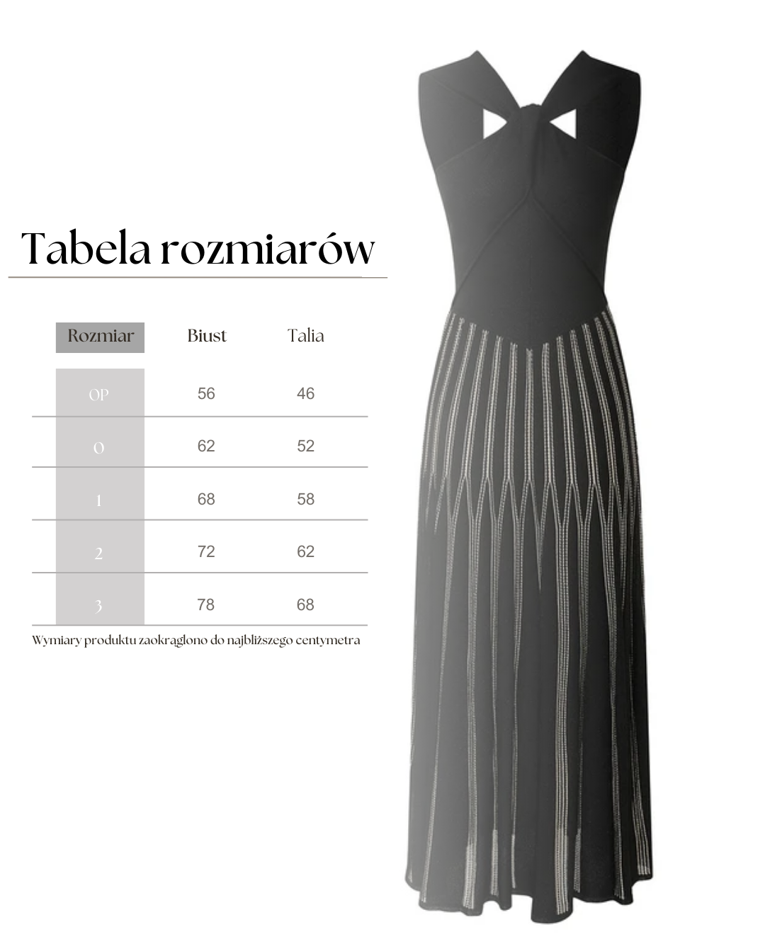 Czarna sukienka midi Rebellion - Image #6