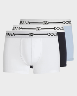 Bawełniane bokserki z logo Regular Fit (3-pack) - Image #0