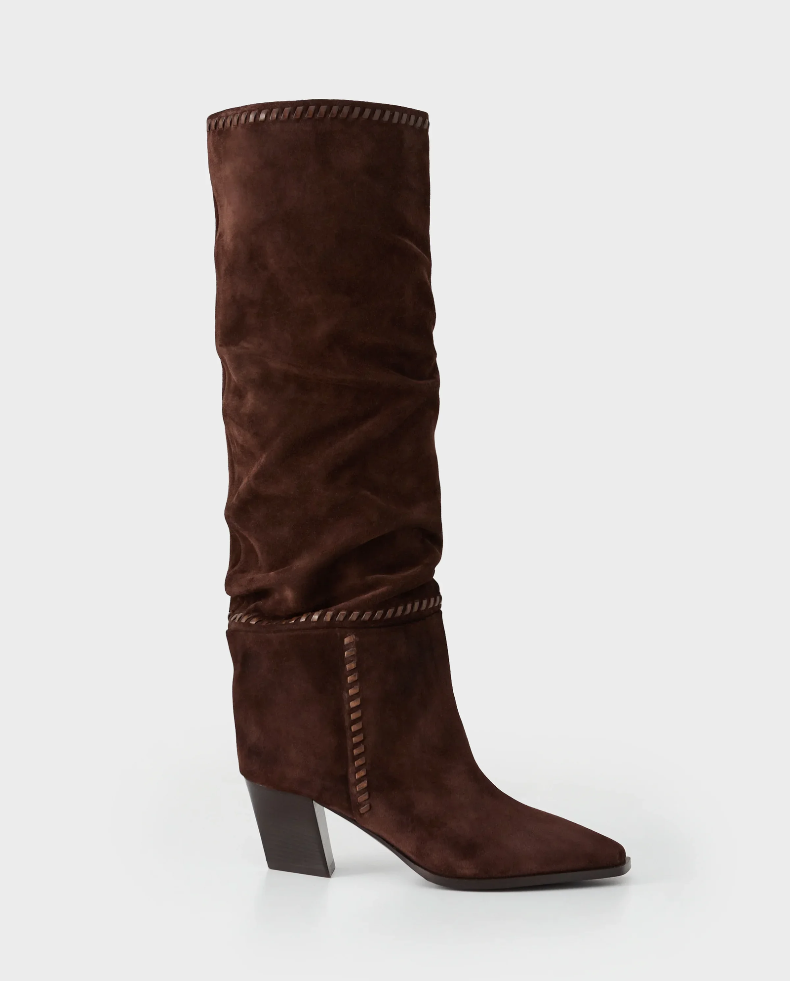 Brązowe zamszowe kozaki Hart 60 - Image #0