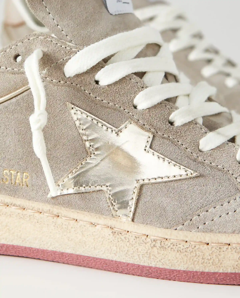 Zamszowe sneakersy BallStar z logo - Image #4
