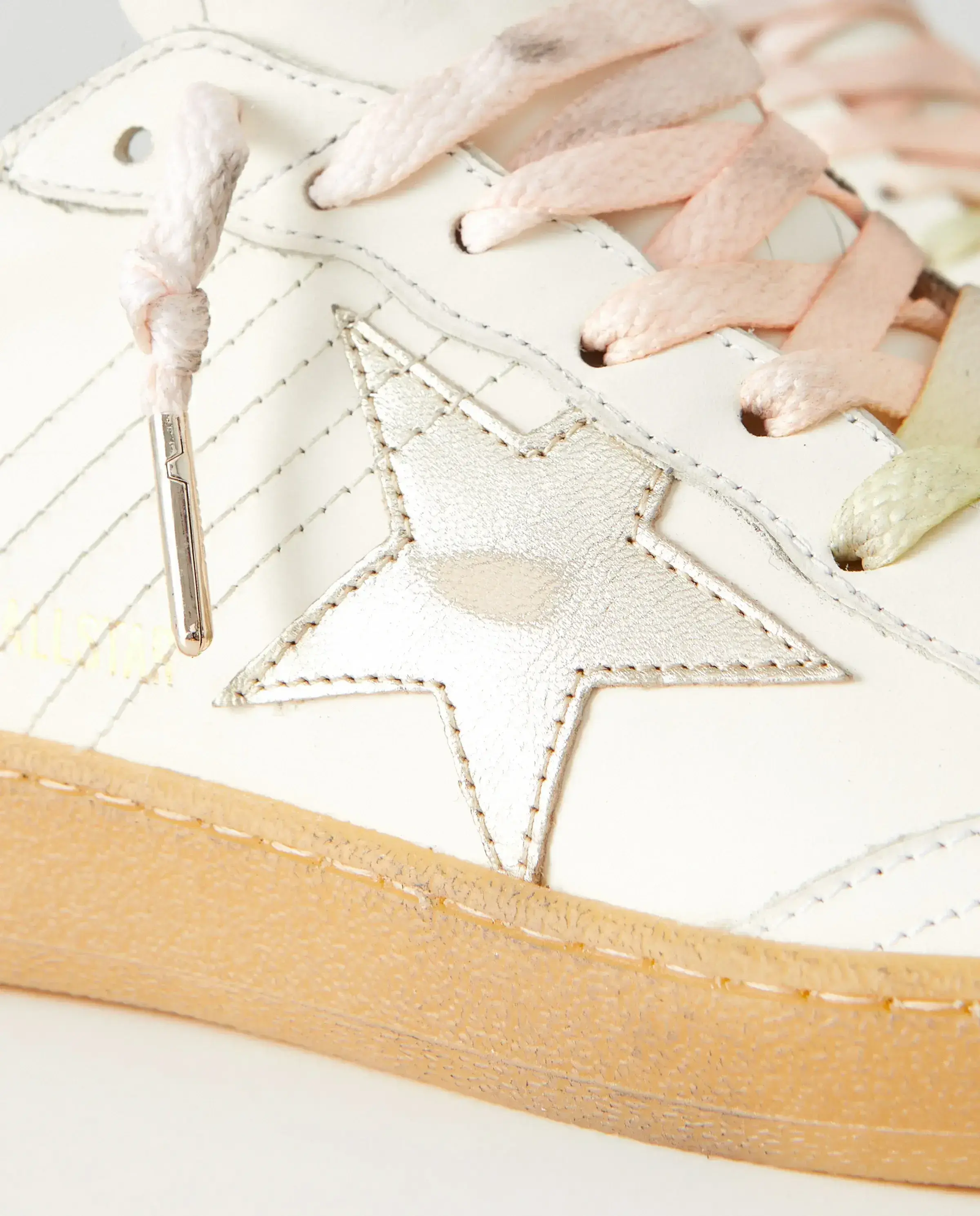 Białe skórzane sneakersy BallStar - Image #4