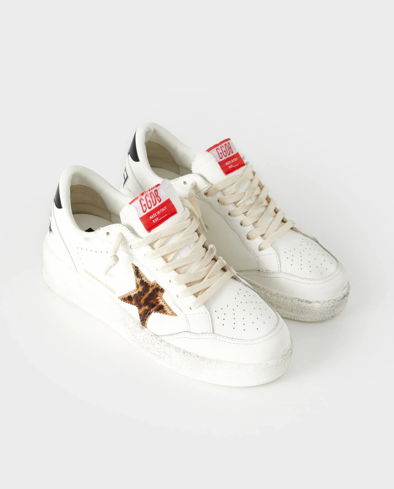 Białe skórzane sneakersy BallStar