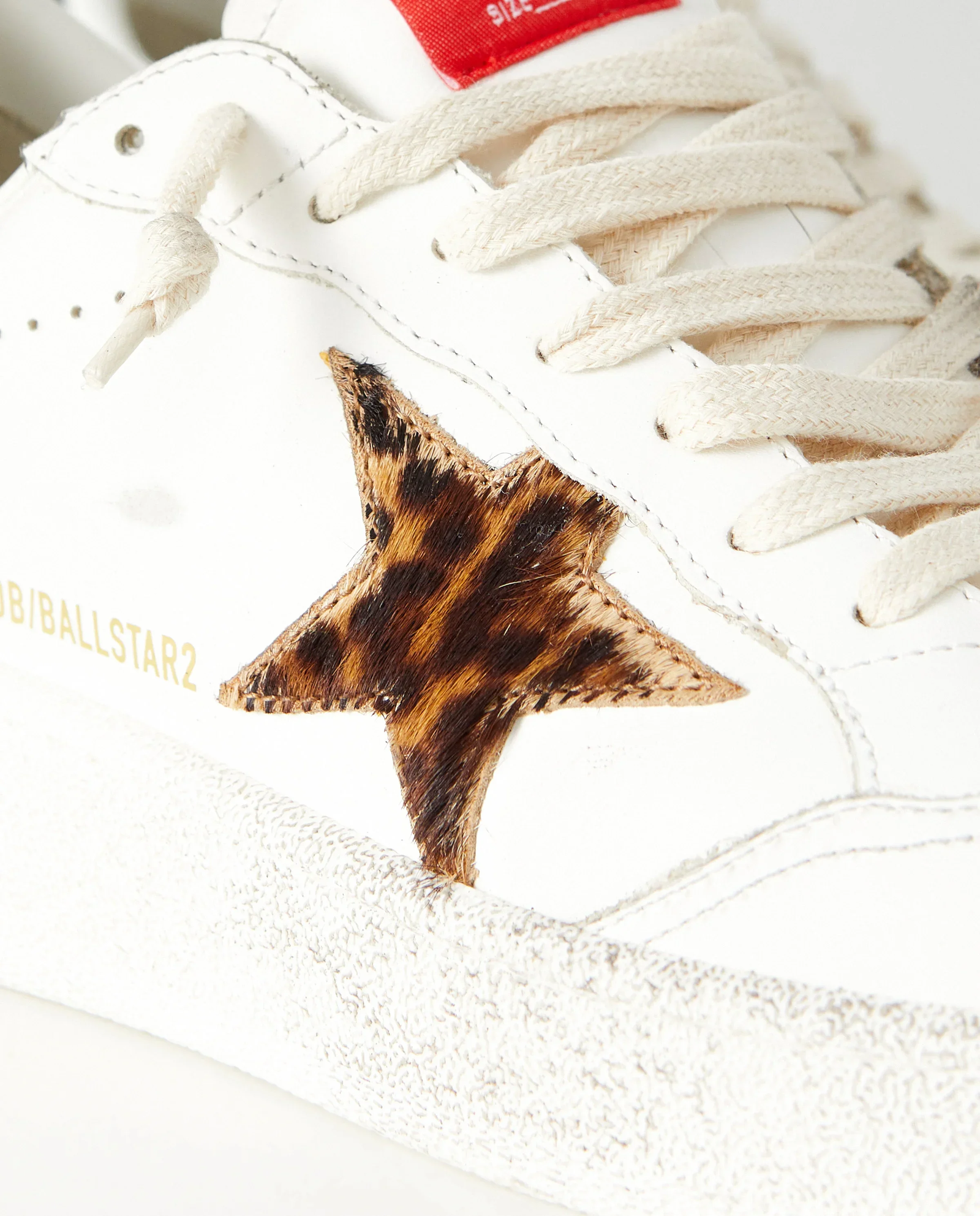 Białe skórzane sneakersy BallStar - Image #4