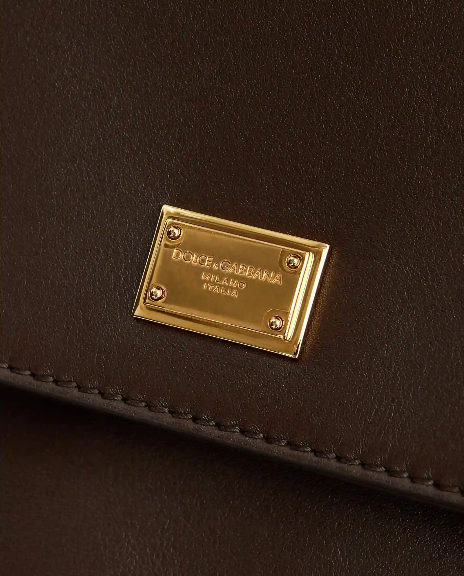 Brązowa skórzana torebka My Sicily - Image #10