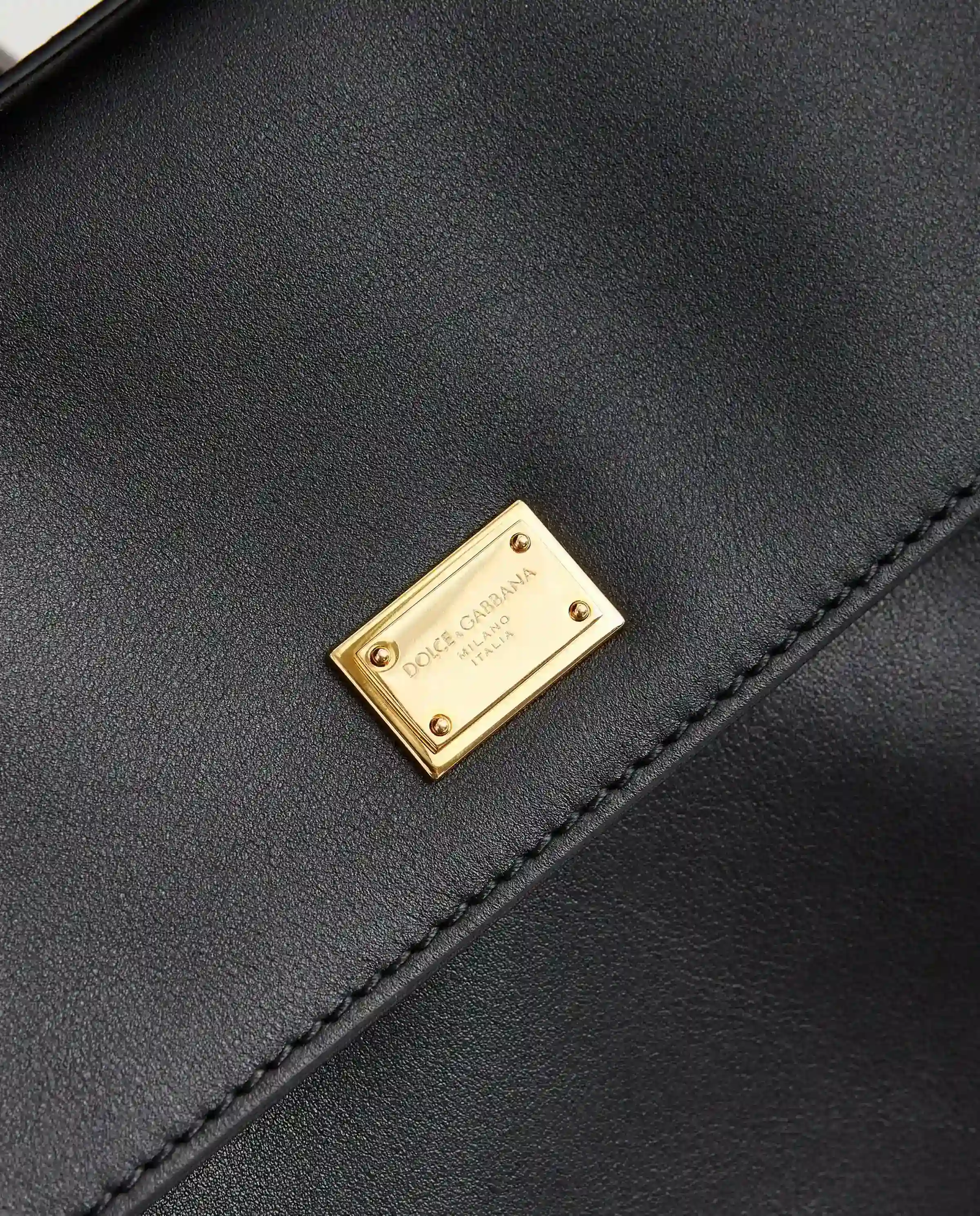 Czarna skórzana torebka My Sicily - Image #8