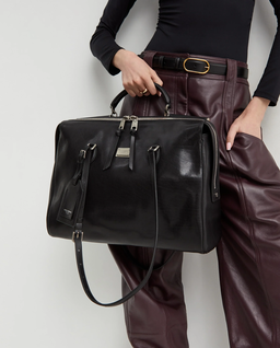 Czarna skórzana torba Vittoria - Image #2